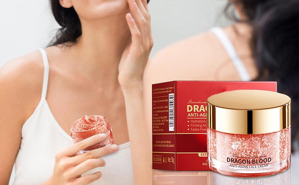 Crema hidratante antienvejecimiento con retinol placenta de dragón